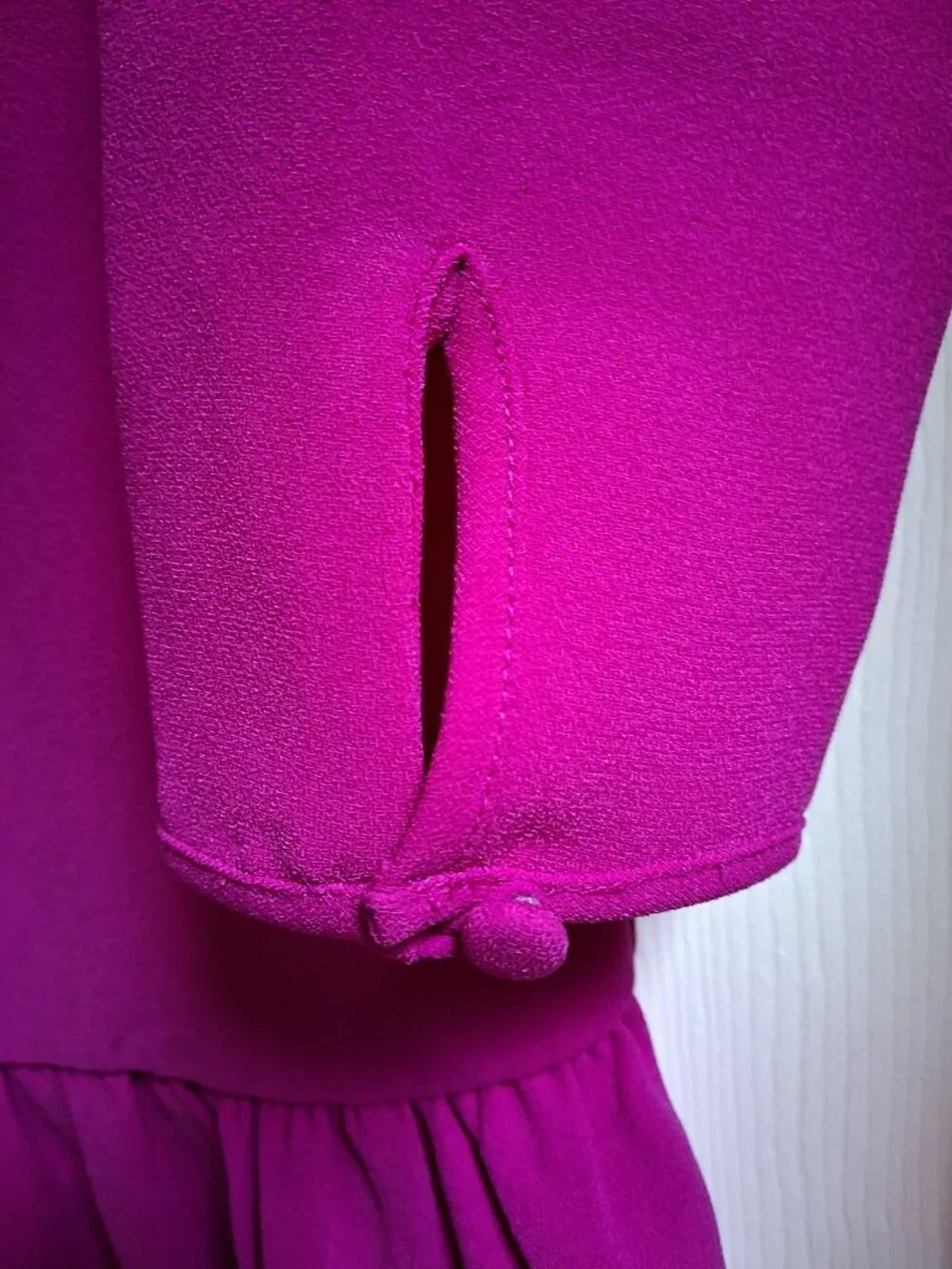 J CREW Purple Dropped Waist Long Sleeve Dress sz 2